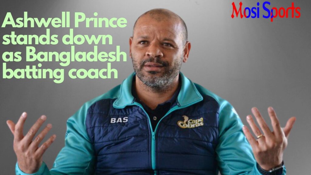 Ashwell Prince resigns as Bangladesh batting coach